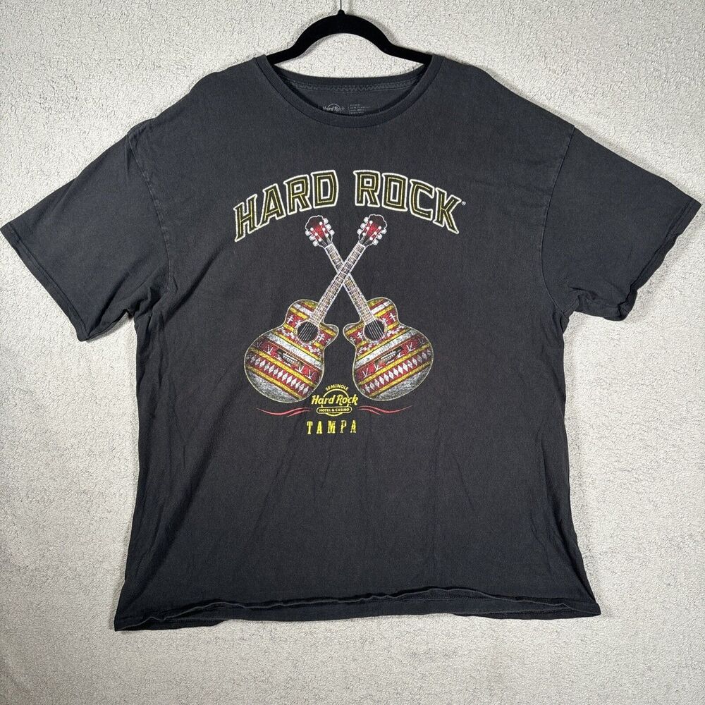 Hard Rock Cafe Men’s Size XXL Tampa Florida Guitars Graphic